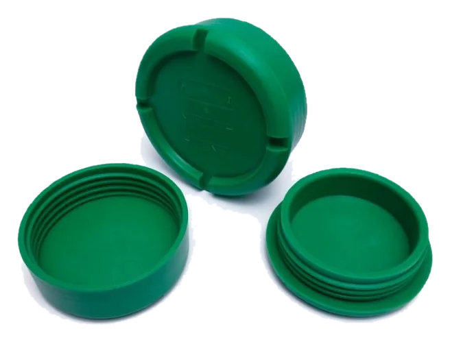Green hammer union thread protectors